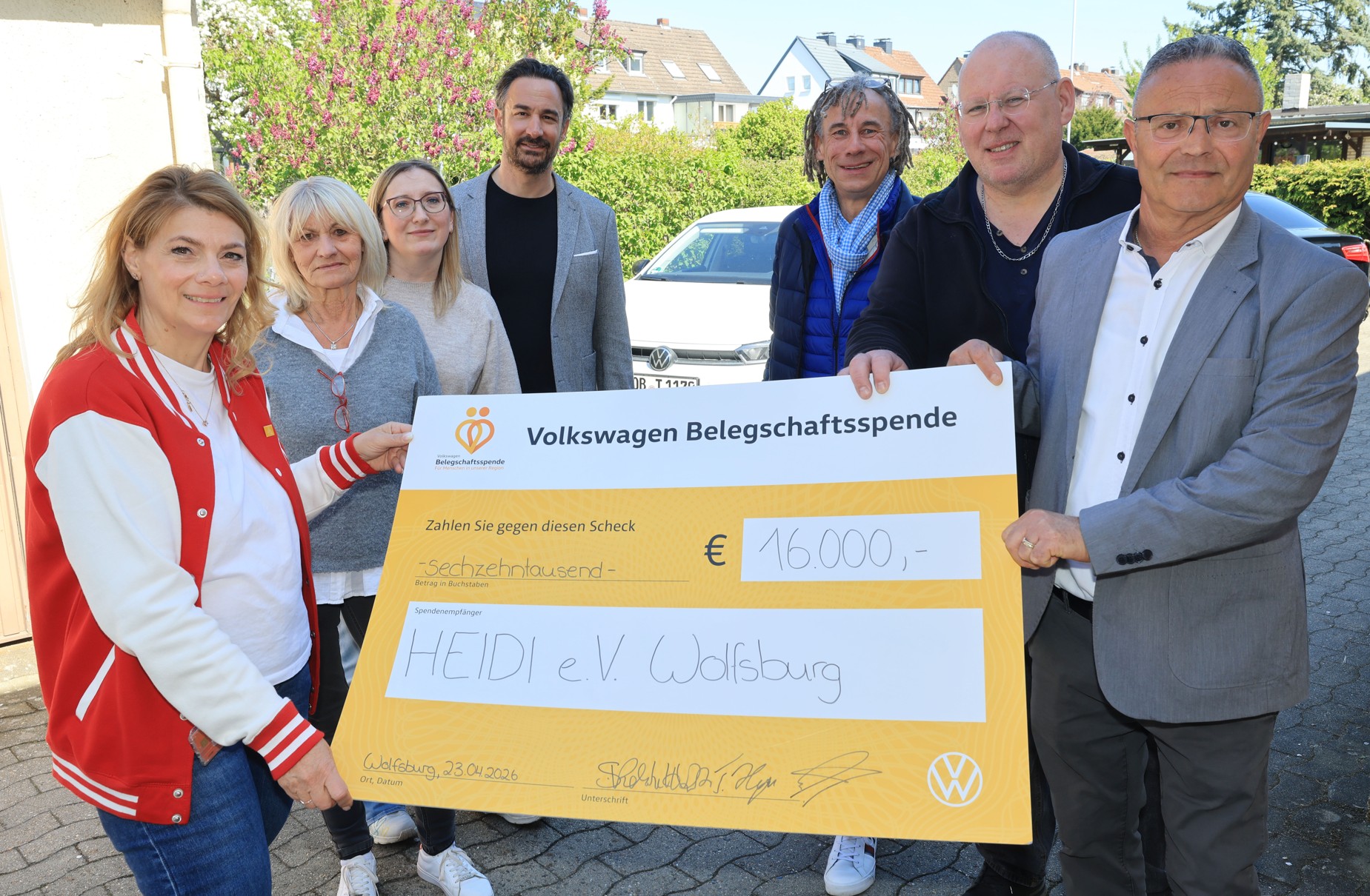 Spende Belegschaft VW 2026